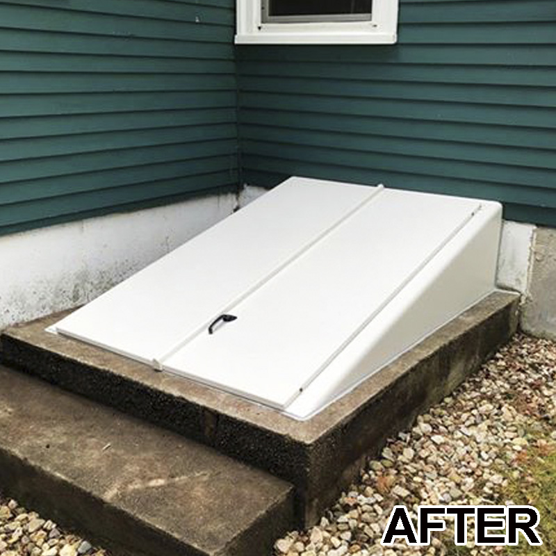 Bilco Basement Bulkhead Door Installation - New Hampshire