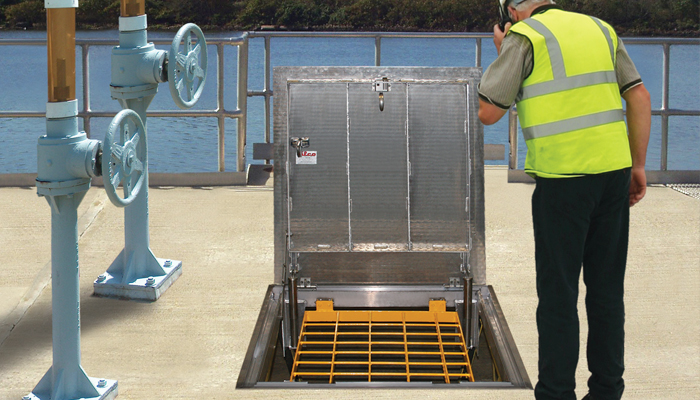 Fall Protection Grating for Floor Access Doors 1FPG-1