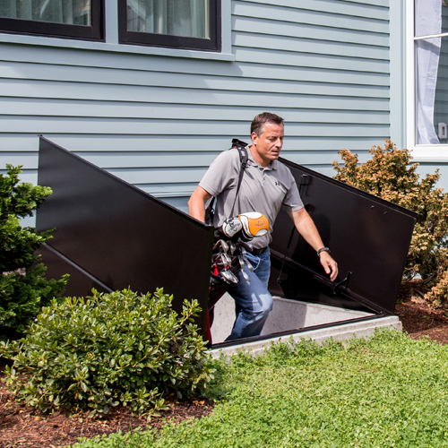 Bilco Basement Bulkhead Door Installation - New Hampshire